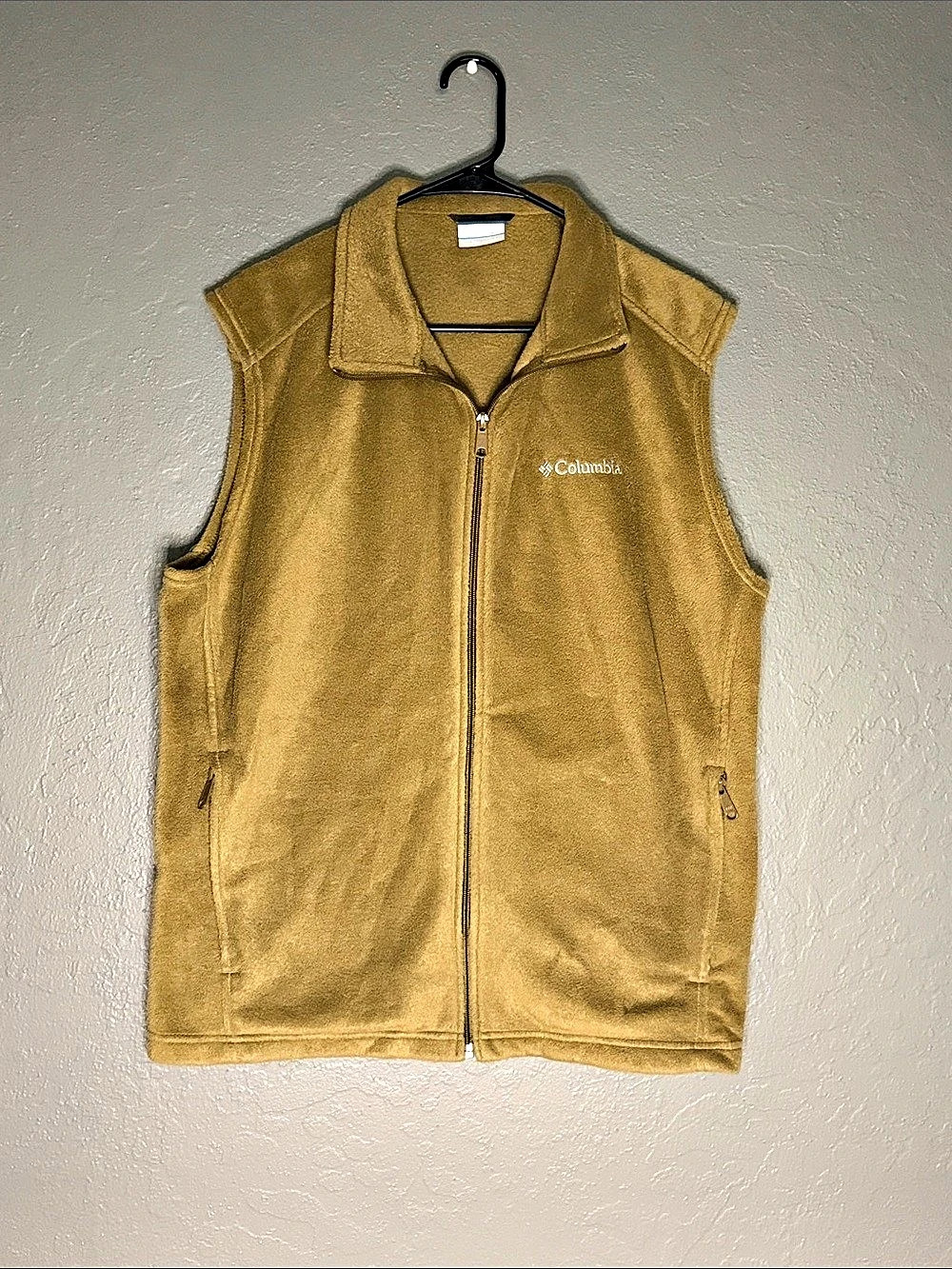 Columbia Benton Springs Fleece Vest Brown Men's Large